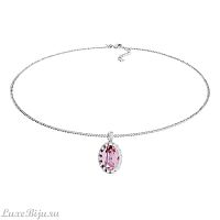 Колье Qudo TIVOLA UNICA big (S/P) Light rose 3cm, 420530