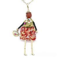 Подвеска Miamelie, кукла Лора, MiA-2604-CL8888 золотистый