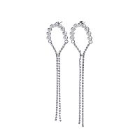 Серьги Moon Paris, Ringo, с жемчугом и кристаллами, MR-22.04-119 серебристый