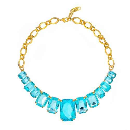 Колье Celeste G, с кристаллами Swarovski, CS26.1-1428 голубой