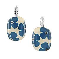 Серьги TARATATA, Gomme, с цветной смолой и узорами, TT-W25-03726-104 синий
