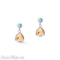 Серьги Coeur de Lion Triangle Multicolour 5032/21-1500