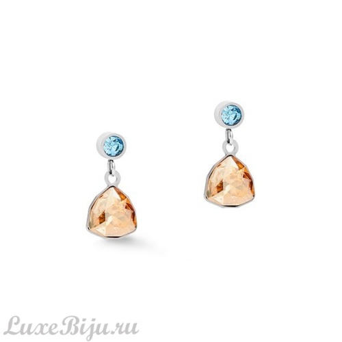 Серьги Coeur de Lion Triangle Multicolour 5032/21-1500