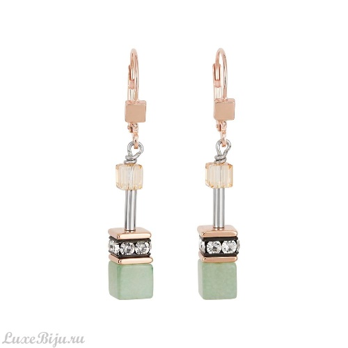 Серьги Coeur de Lion Green Beige 4905/20-0510 фото 2