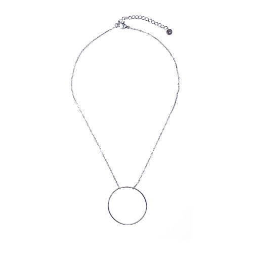 Колье Moon Paris, Ikita, с подвеской в форме кольца, MIK-22.03-004 серебристый