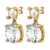 Серьги Dyrberg Kern NICOLA SG CRYSTAL /WHITE PEARL, 450151