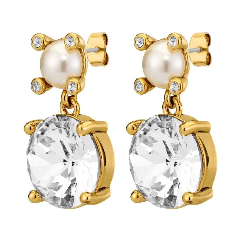 Серьги Dyrberg Kern NICOLA SG CRYSTAL /WHITE PEARL, 450151