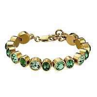 Браслет Dyrberg Kern ELAINE SG EMERALD GREEN MIX, 450160
