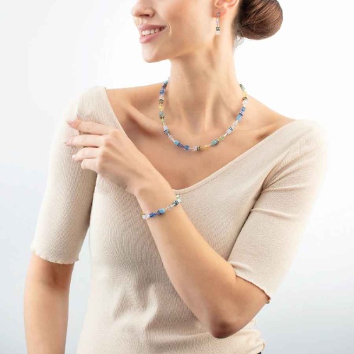 Колье Coeur de Lion Aqua-Green, 4905/10-2005 фото 7