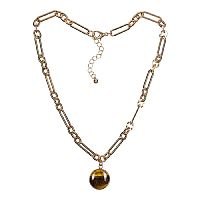 Колье Fiore Luna TIGER EYE, LN5147 BR/G