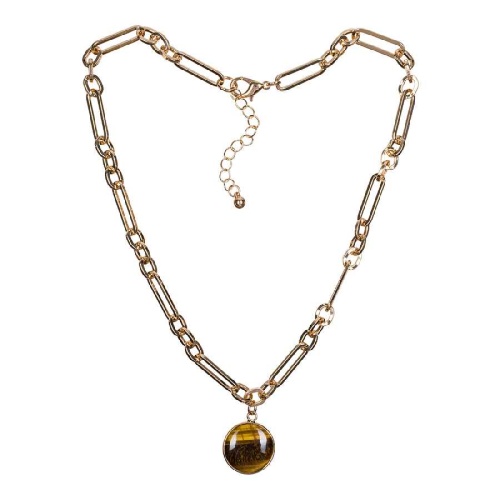 Колье Fiore Luna TIGER EYE, LN5147 BR/G