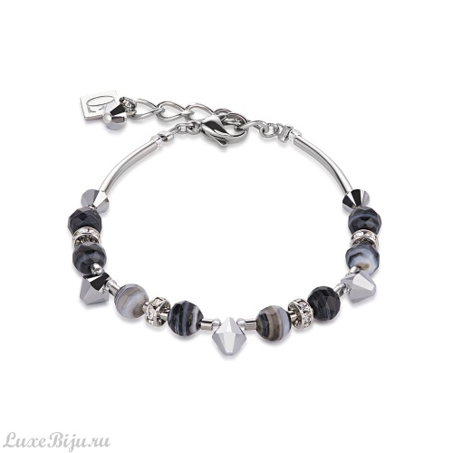 Браслет Coeur de Lion Black-White 4894/30-1314