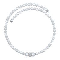 Колье Fiore Luna Cube Crystal, B2409PE-N01.1 BW/S