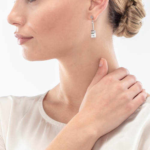 Серьги Coeur de Lion White, 3035/21-1400 фото 2