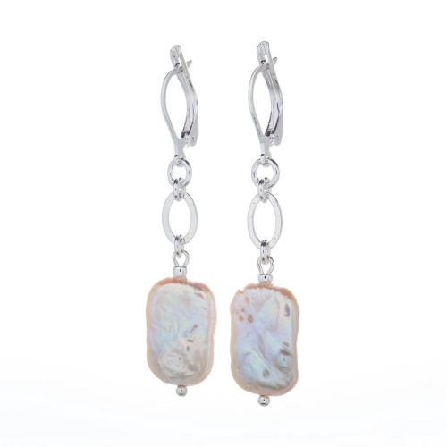 Серьги Lanzerotti, Splendore, с жемчугом, LZ-24.08-350 белый