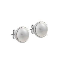 Пусеты Fiore Luna Pearl A2005PE-E02.1 BW/S