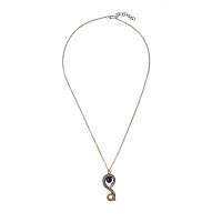 Колье Alcozer&J, змея с раухтопазом, AL-C38AA23-R золотистый