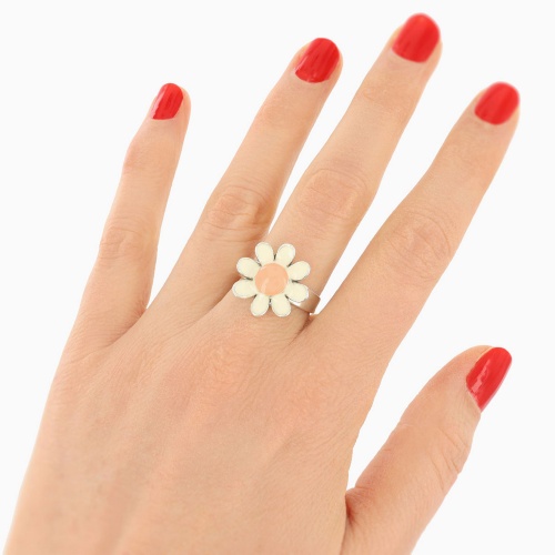 Кольцо TARATATA, Cocoon, разъемное, с цветной смолой, TT-E25-03406-105 розовый фото 2