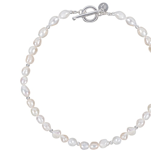 Колье Fiore Luna String of Pearls Сarabiner, BL4507 S фото 3