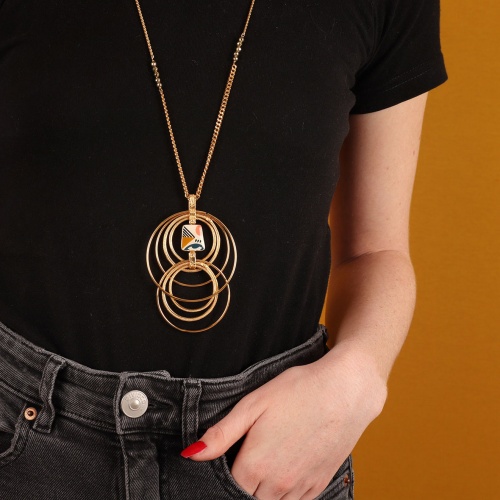 Колье TARATATA, Swing, с цветной смолой и стеклянными бусинами, TT-E23-11120-20M золотистый фото 7