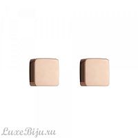 Пусеты Coeur de Lion Rose Gold, 0400/21-1620