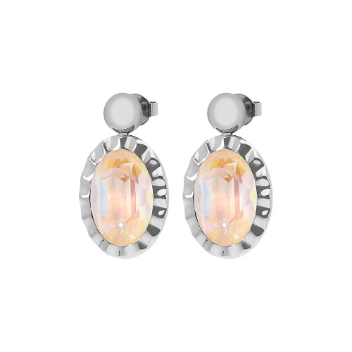 Серьги Qudo TIVOLA UNICA big (S/P) Ivory cream delite 2,65cm, 332201 фото 3