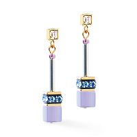 Серьги Coeur de Lion Purple-Blue, 3030/21-0807