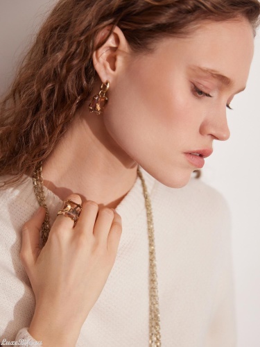 Серьги Fiore di Firenze OR0410 ROSA DI TE фото 3