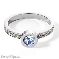 Кольцо Coeur de Lion Light Blue-Silver 18.5 мм, 0228/40-0741 58