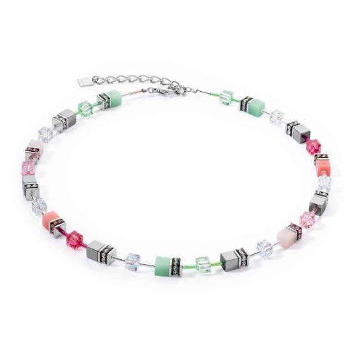 Колье Coeur de Lion Green-Pink, 4023/10-0504