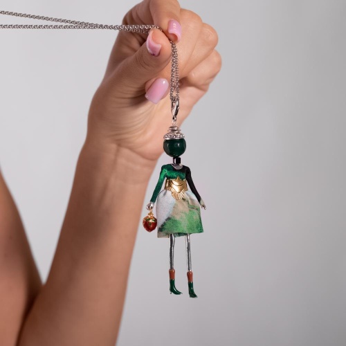 Подвеска Miamelie, кукла Беренис, MiA-2602-CL7654 серебристый фото 3