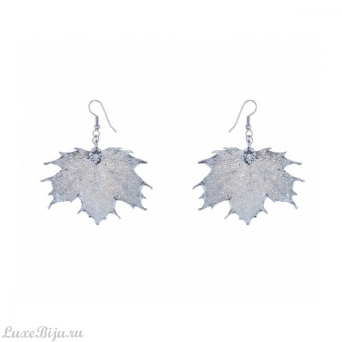 Серьги Ester Bijoux Канадский Клён LF40C-BLACK