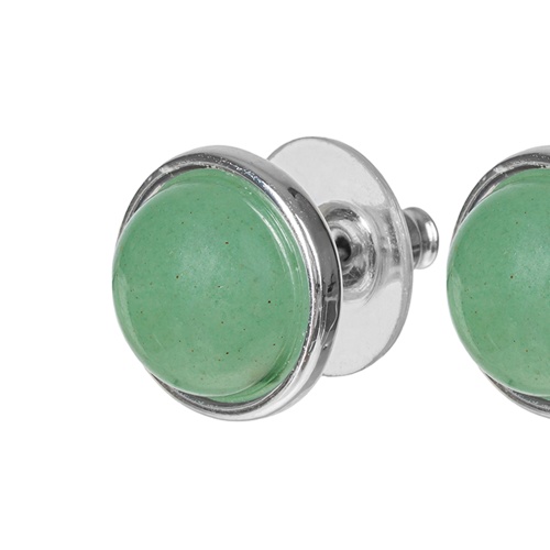 Пусеты Fiore Luna GREEN AVENTURINE, LE1109 G/S фото 3