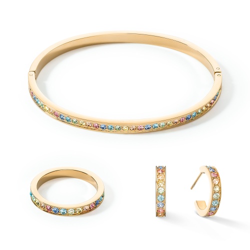 Браслет Coeur de Lion Multicolour Pastel Gold 19 см, 0127/37-1590 фото 4