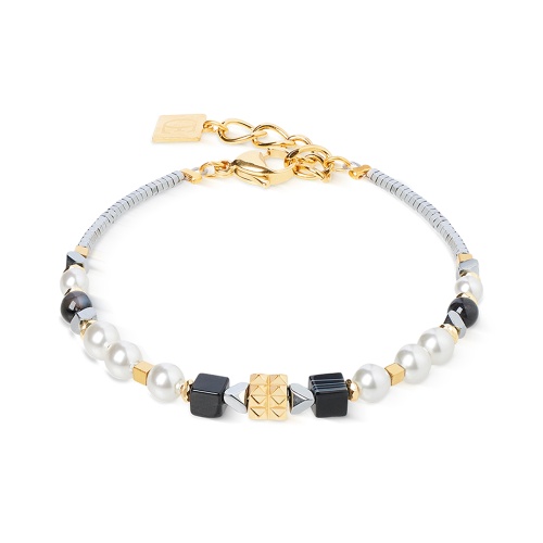 Браслет Coeur de Lion Black-White, 4314/30-1314