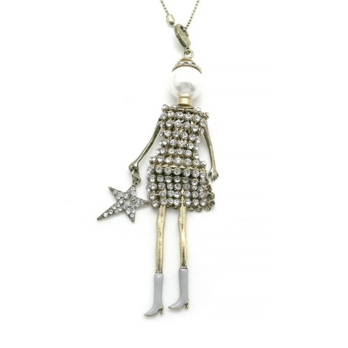 Подвеска Miamelie, кукла Элоиза, MiA-2604-CL3828 золотистый