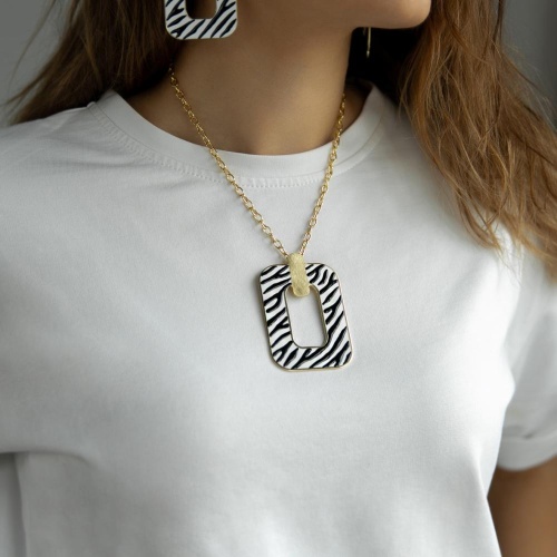 Колье Francesca Bianchi, с эмалью, FB25.2-73C золотистый фото 2