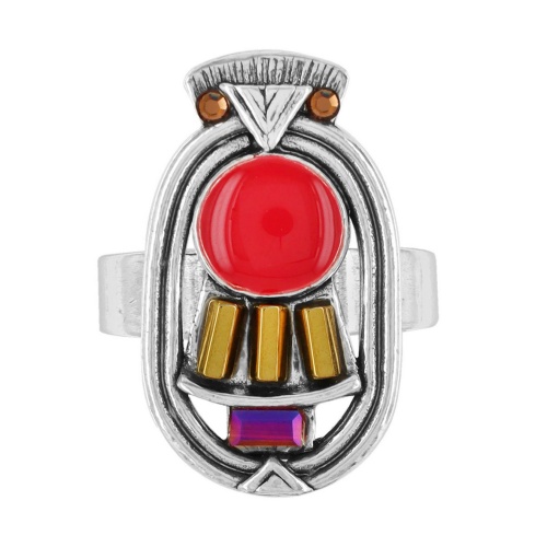 Кольцо TARATATA, Blush, разъемное, со стразами, бусинами, смолой, TT-E23-03410-105 розовый фото 2