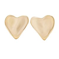 Серьги Moon Paris, в форме сердца, Mo-Y24.06-038 золотистый