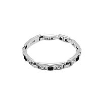 Браслет Ciclon, Multi Kubik, металл, с муранским стеклом, CN-243103 черный, 20