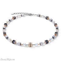 Колье Coeur de Lion Crystal-Black 4965/10-1630