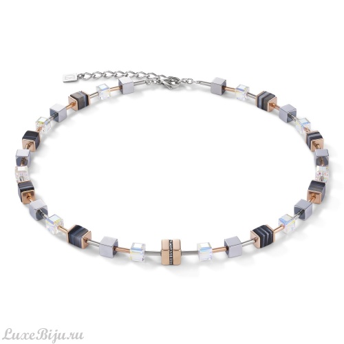 Колье Coeur de Lion Crystal-Black 4965/10-1630