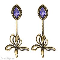Серьги Fiore di Firenze OR1059 LAVANDA