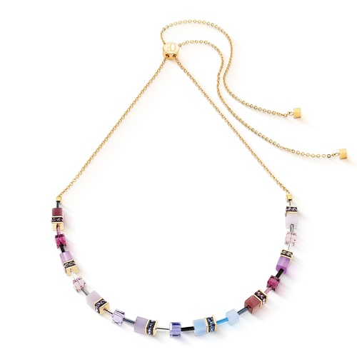 Колье Coeur de Lion Purple-Blue, 3030/10-0807