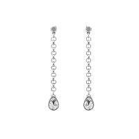 Серьги VIDDA, Drop, с кристаллом Swarovski, VD23.2-01769 хрустальный