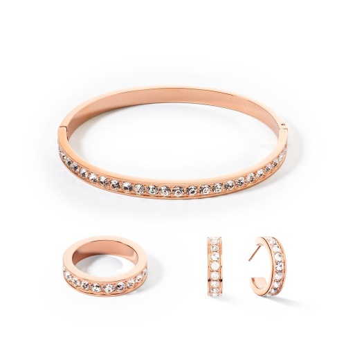  Кольцо Coeur de Lion Crystal-Rose gold 16.5 мм, 0131/40-1822 52 фото 7