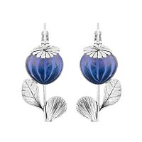 Серьги TARATATA, Opium, с цветной смолой, TT-H25-11790-104 синий