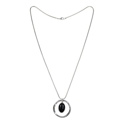 Колье Fiore Luna BLACK QUARTZ, LN5135 BW/S фото 4
