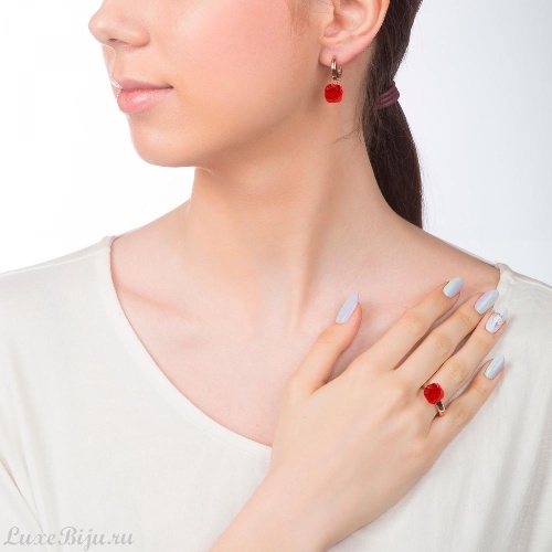 Серьги Qudo Firenze hyacinth 300176 R/RG фото 2
