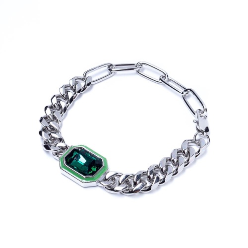 Браслет Moon Paris, Ringo, с кристаллом, MR-22.03-010 зеленый